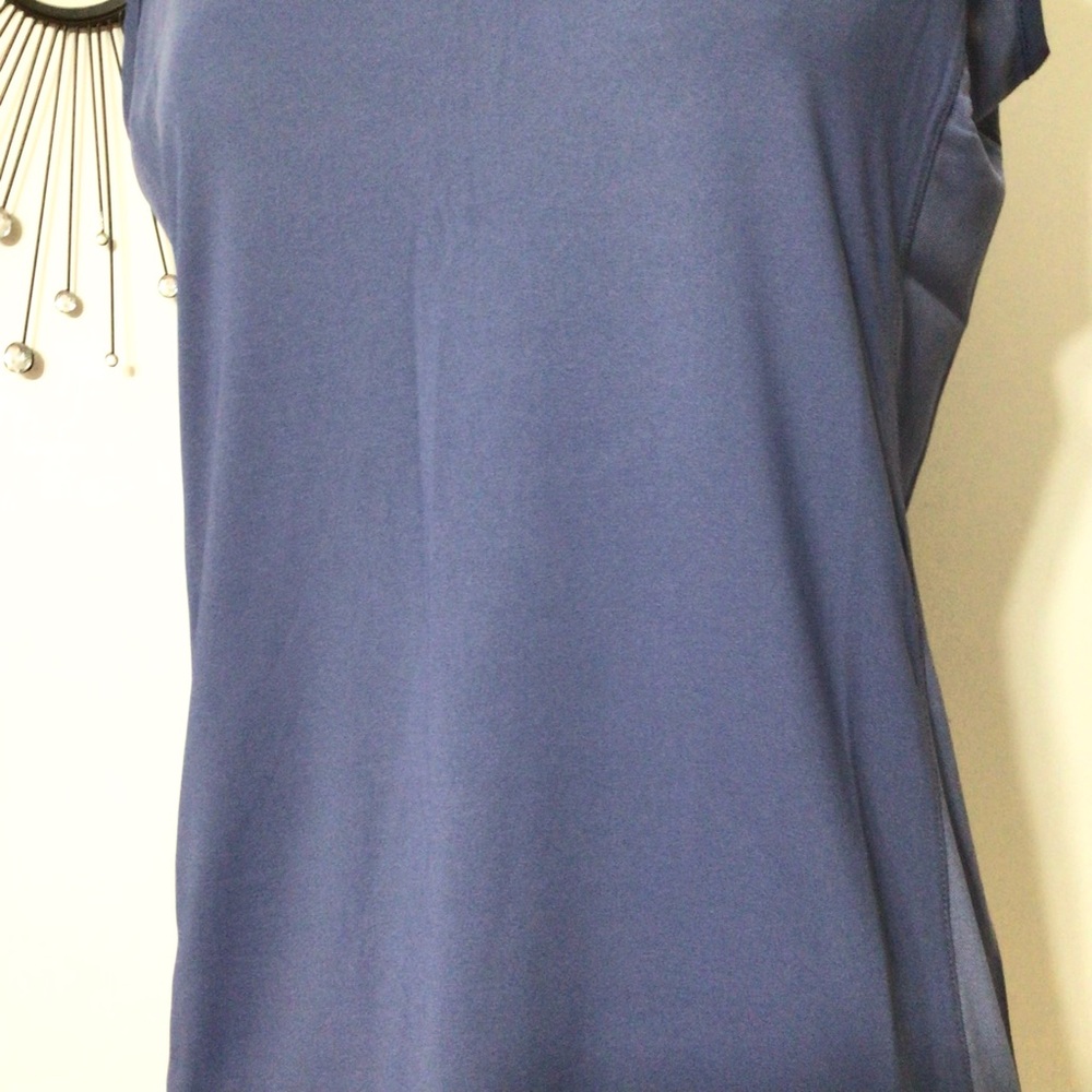 Ahead Women's Sleeveless Blue Golf Shirt - Picture 8 of 11